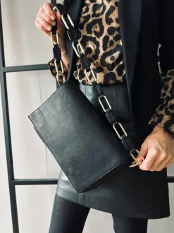 VIAMAJA Cross Body|Læder Tasker<Crossbody Black lady