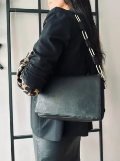 VIAMAJA Cross Body|Læder Tasker<Crossbody Black lady
