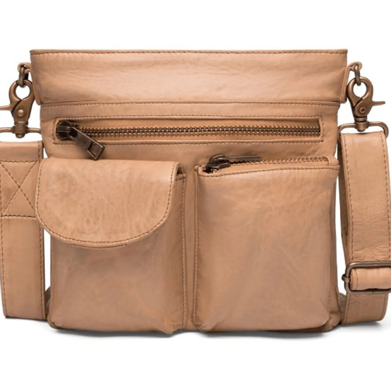 VIAMAJA Cross Body|Læder Tasker<Crossbody Camel – Ultra blød