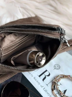 VIAMAJA Clutch|Cross Body<Crossbody clutch ALICE - Nude brown