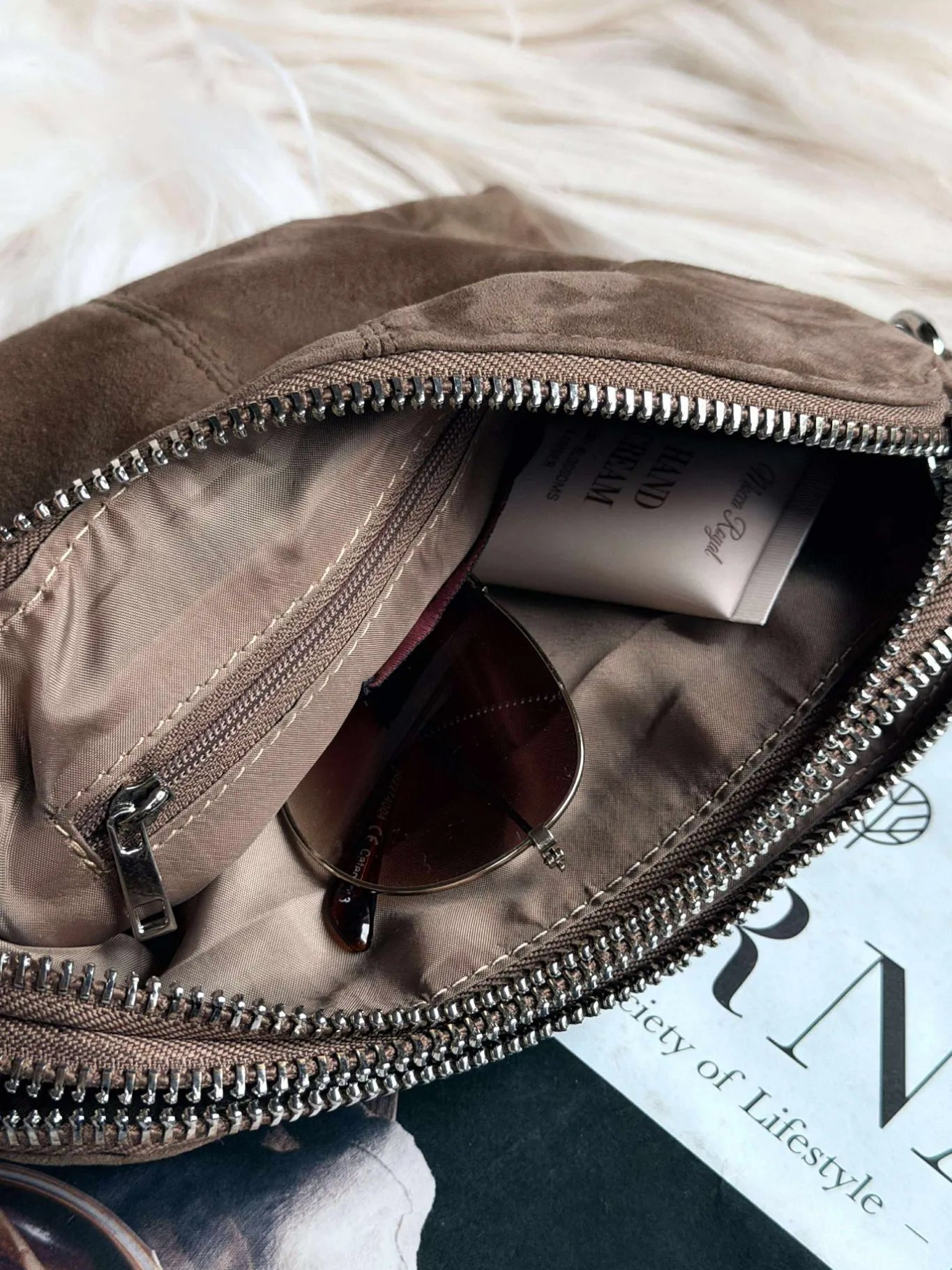 VIAMAJA Clutch|Cross Body<Crossbody clutch ALICE - Nude brown