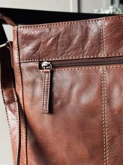 VIAMAJA Cross Body|Læder Tasker<Crossbody Dina dark cognac