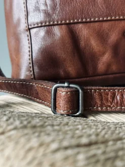 VIAMAJA Cross Body|Læder Tasker<Crossbody Dina dark cognac