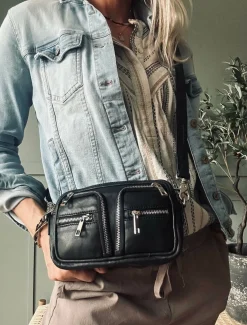 VIAMAJA Cross Body|Restparti<Crossbody Geneva – Black / silver