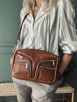 VIAMAJA Cross Body|Restparti<Crossbody Geneva Big – Walnut