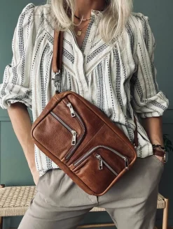VIAMAJA Cross Body|Restparti<Crossbody Geneva Big – Walnut