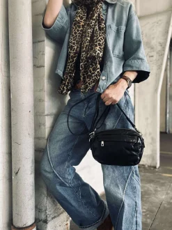 VIAMAJA Cross Body|Læder Tasker<Crossbody Hanna Black