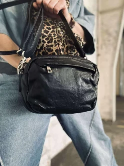 VIAMAJA Cross Body|Læder Tasker<Crossbody Hanna Black