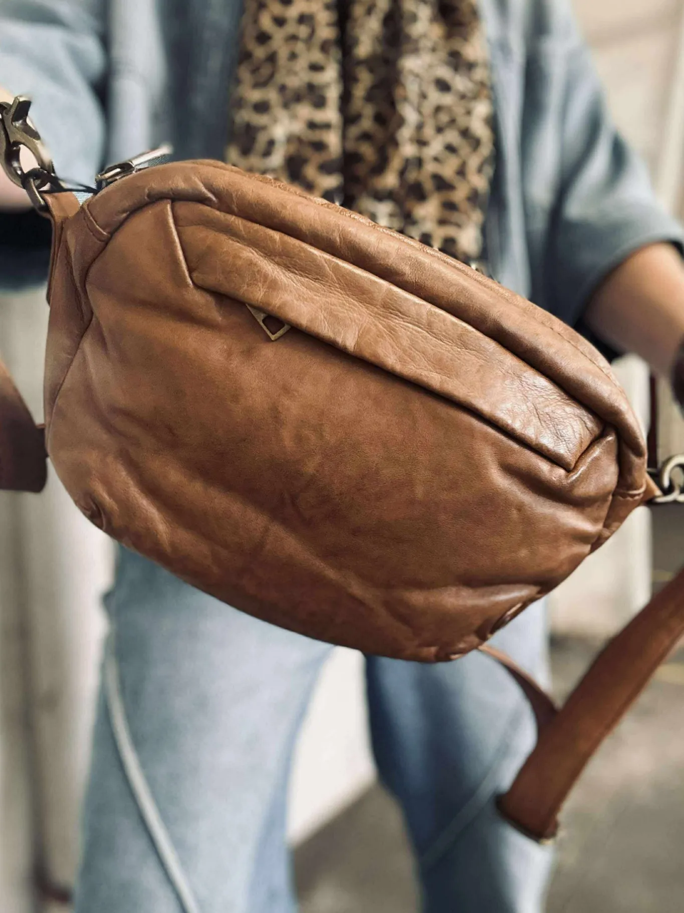 VIAMAJA Cross Body|Læder Tasker<Crossbody Hanna Cognac