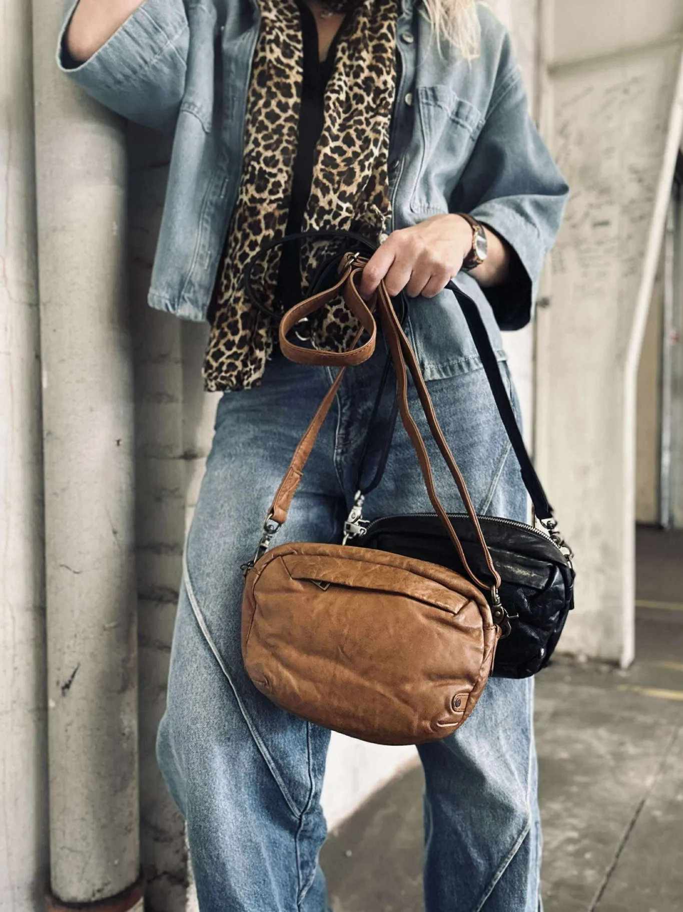 VIAMAJA Cross Body|Læder Tasker<Crossbody Hanna Cognac