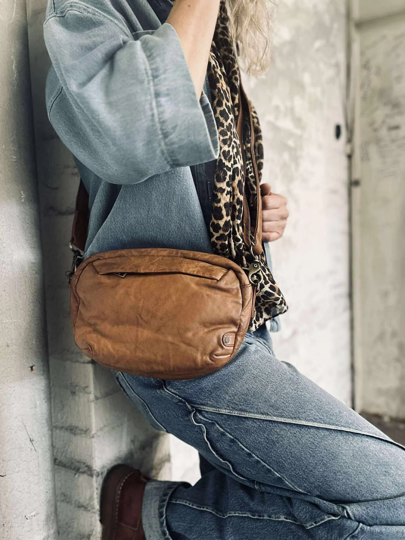 VIAMAJA Cross Body|Læder Tasker<Crossbody Hanna Cognac
