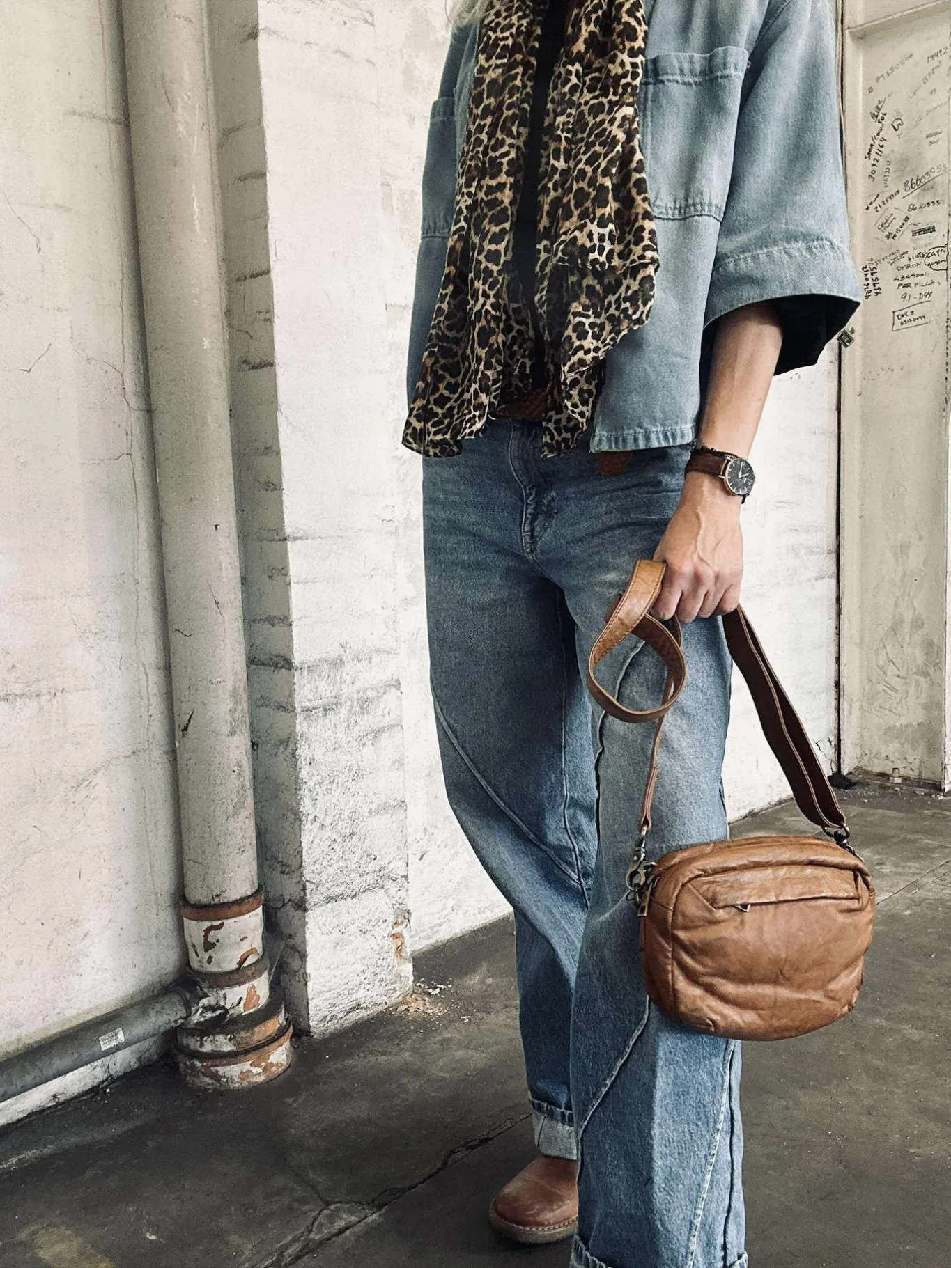 VIAMAJA Cross Body|Læder Tasker<Crossbody Hanna Cognac