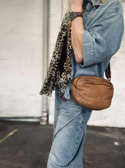 VIAMAJA Cross Body|Læder Tasker<Crossbody Hanna Cognac