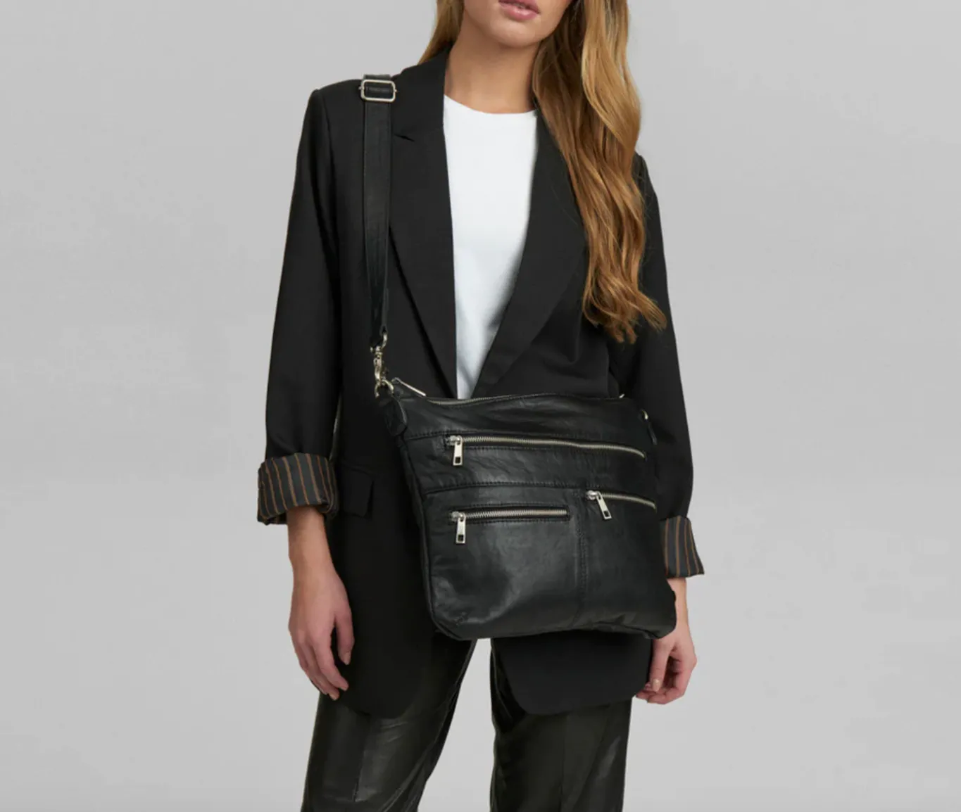 VIAMAJA Cross Body|Læder Tasker<Crossbody Nadine - Black