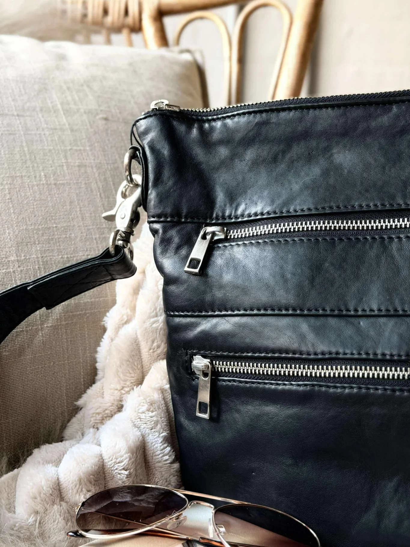 VIAMAJA Cross Body|Læder Tasker<Crossbody Nadine - Black
