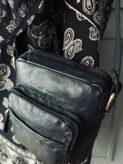 VIAMAJA Cross Body|Læder Tasker<Crossbody Raw Boheme – Black unisex