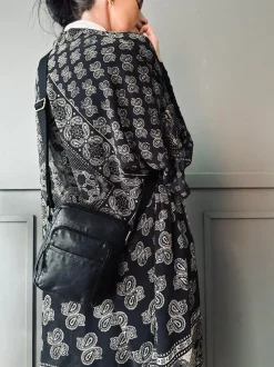 VIAMAJA Cross Body|Læder Tasker<Crossbody Raw Boheme – Black unisex