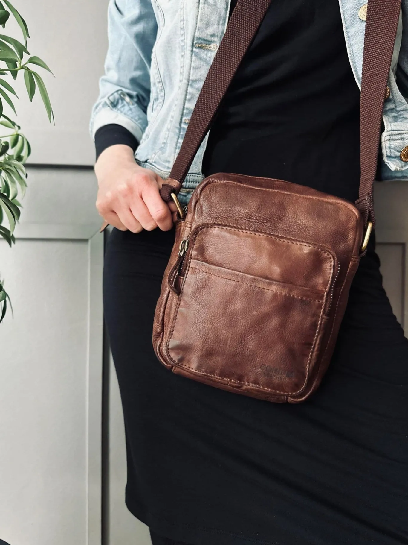 VIAMAJA Cross Body|Læder Tasker<Crossbody Raw Boheme – Vintage brown