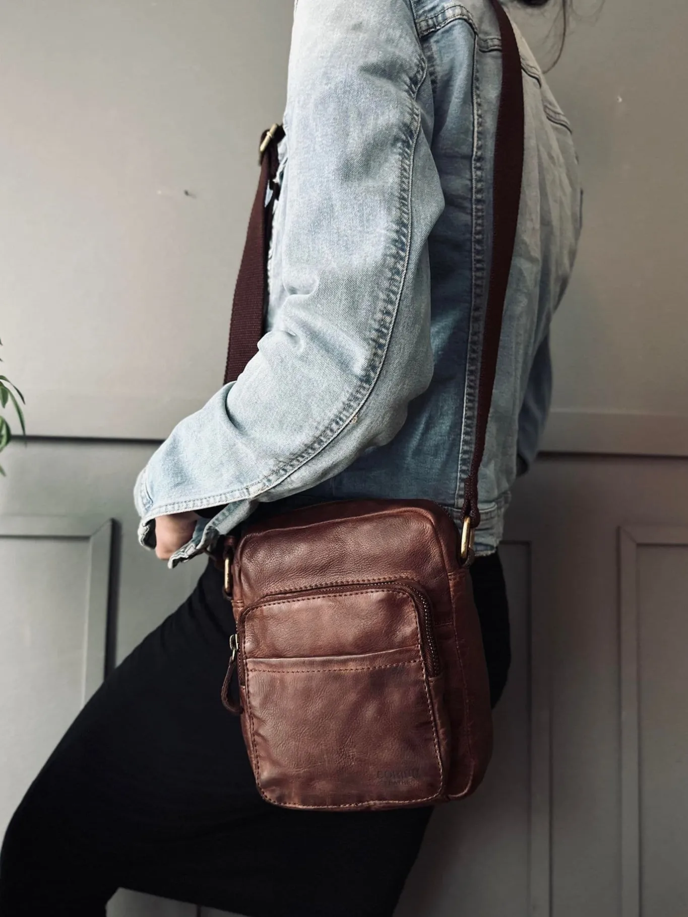 VIAMAJA Cross Body|Læder Tasker<Crossbody Raw Boheme – Vintage brown