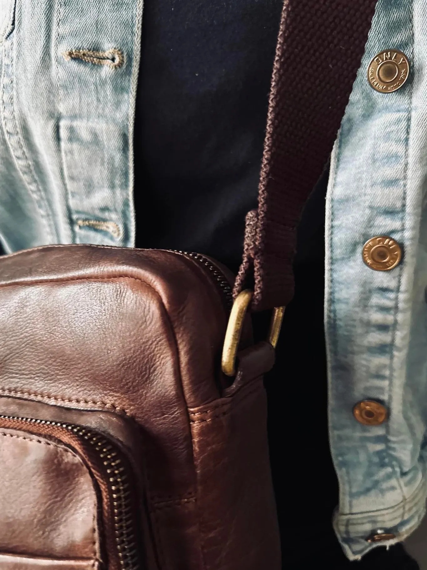 VIAMAJA Cross Body|Læder Tasker<Crossbody Raw Boheme – Vintage brown