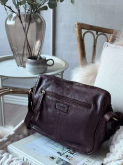 VIAMAJA Cross Body|Læder Tasker<Crossbody Raw Boheme Big – Brown