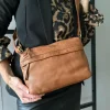 VIAMAJA Cross Body|Læder Tasker<Crossbody Raw Boheme Medium – Cognac