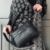 VIAMAJA Cross Body|Læder Tasker<Crossbody Raw Boheme Medium – Black