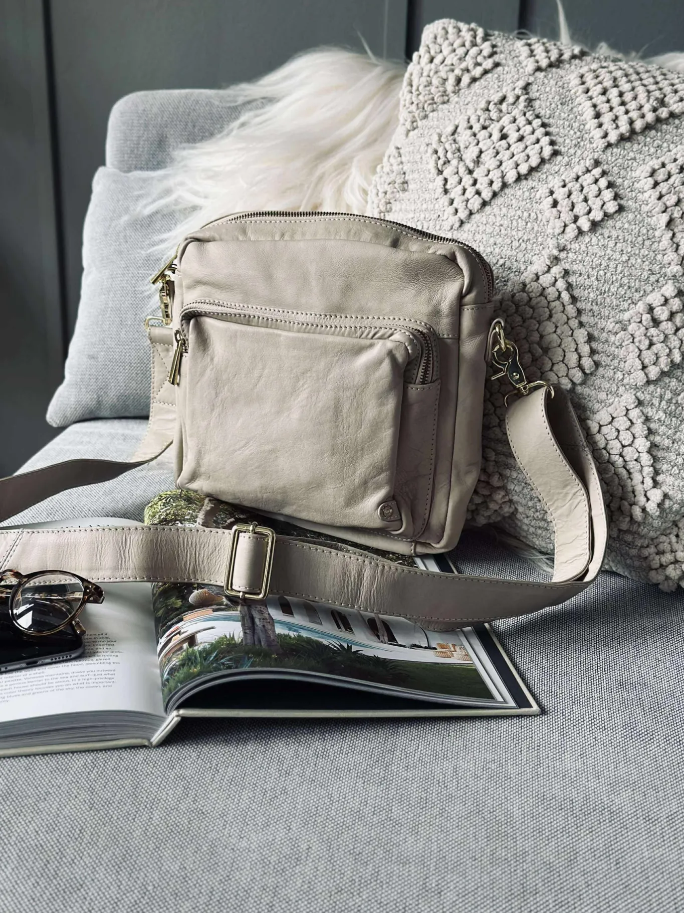 VIAMAJA Cross Body|Skuldertasker<Crossover - Sand / Gold