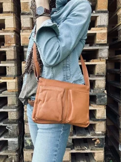 VIAMAJA Cross Body|Skuldertasker<Crossover Aura Cognac