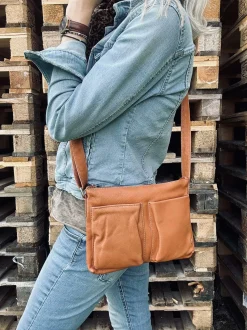VIAMAJA Cross Body|Skuldertasker<Crossover Aura Cognac
