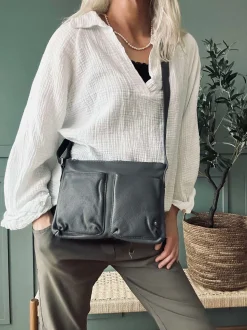 VIAMAJA Cross Body|Skuldertasker<Crossover Aura Grey