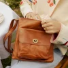 VIAMAJA Cross Body|Skuldertasker<Crossover JACO Cognac - Blød skind