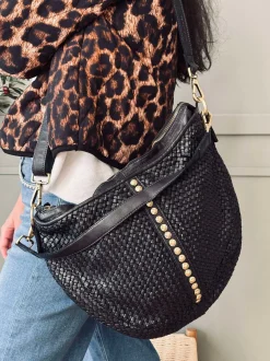 VIAMAJA Cross Body|Skuldertasker<Crossover JOMA flet og nitter - Black
