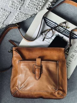 VIAMAJA Cross Body|Skuldertasker<Crossover Lilia - Small cognac