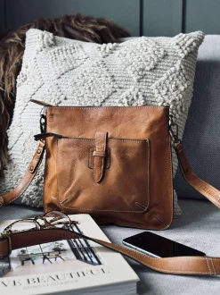 VIAMAJA Cross Body|Skuldertasker<Crossover Lilia - Small cognac