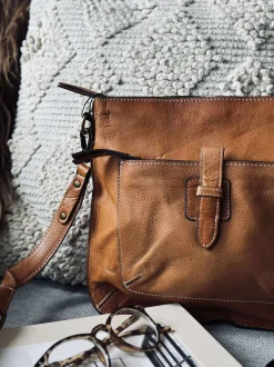 VIAMAJA Cross Body|Skuldertasker<Crossover Lilia - Small cognac