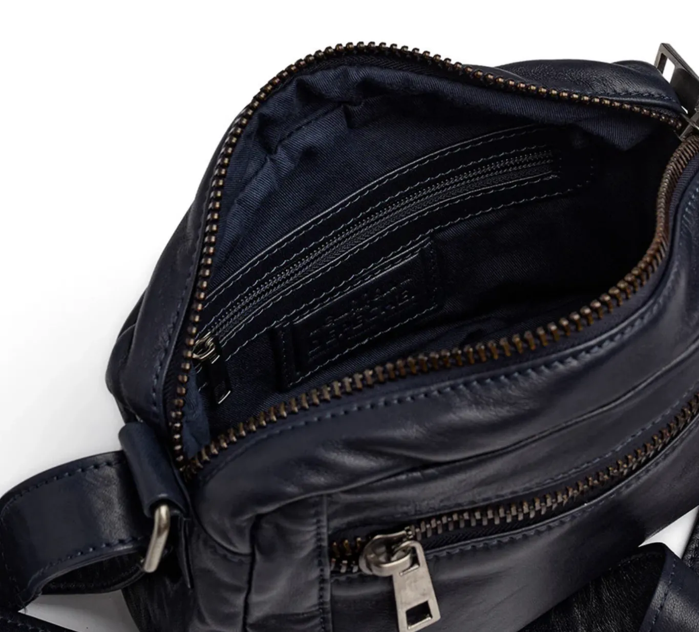VIAMAJA Cross Body|Læder Tasker<Crossover Micha - Navy