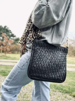 VIAMAJA Cross Body|Skuldertasker<Crossover Mika medium - Black