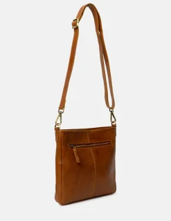 VIAMAJA Cross Body|Skuldertasker<Crossover Mika medium - Cognac