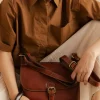 VIAMAJA Cross Body|Skuldertasker<Crossover Milli big - Cognac