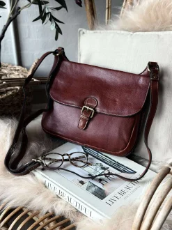 VIAMAJA Cross Body|Skuldertasker<Crossover Milli big - Cognac
