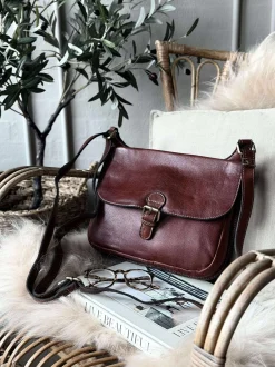 VIAMAJA Cross Body|Skuldertasker<Crossover Milli big - Cognac
