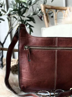 VIAMAJA Cross Body|Skuldertasker<Crossover Milli big - Cognac