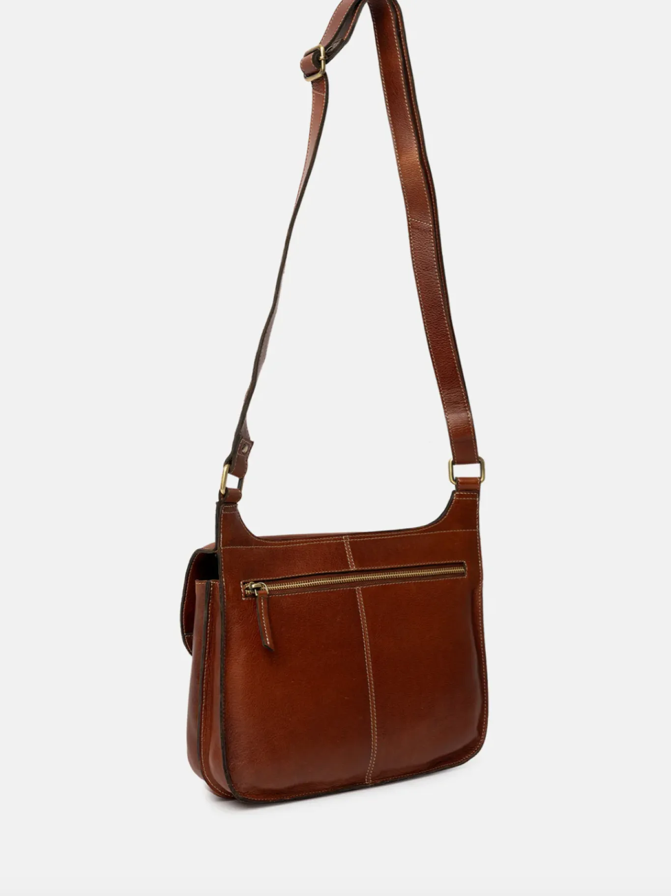 VIAMAJA Cross Body|Skuldertasker<Crossover Milli big - Cognac