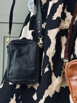 VIAMAJA Læder Tasker|Skuldertasker<Crossover Mini Gabby - Black