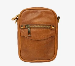 VIAMAJA Læder Tasker|Skuldertasker<Crossover Mini Gabby - Cognac