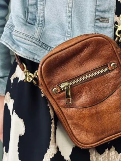 VIAMAJA Læder Tasker|Skuldertasker<Crossover Mini Gabby - Walnut