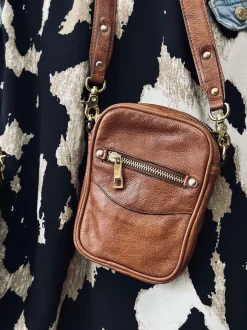 VIAMAJA Læder Tasker|Skuldertasker<Crossover Mini Gabby - Walnut