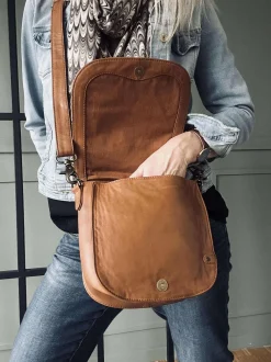 VIAMAJA Cross Body|Skuldertasker<Crossover Minna Cognac