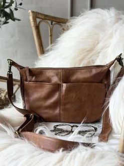 VIAMAJA Clutch|Cross Body<Crossover Mivi Small - Walnut